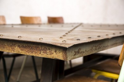 upcycled social table